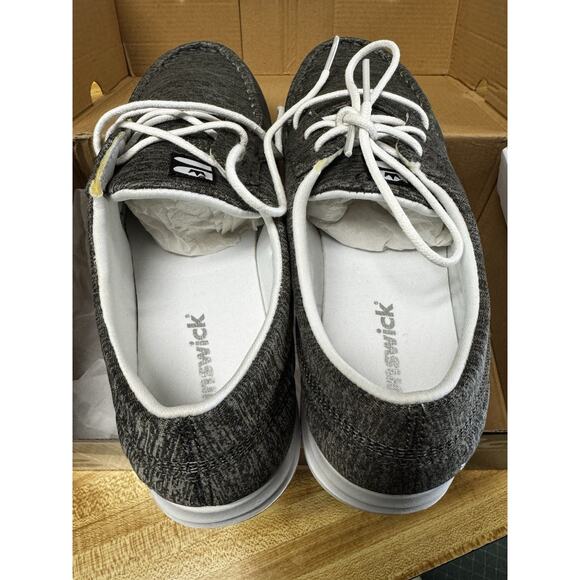 Women’s Bowling Shoes Size 9.5 NIB Brunswick Karma Grey - Picture 3 of 5